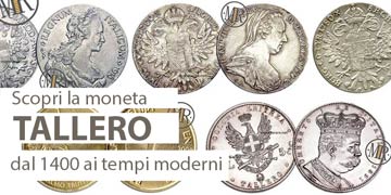 il tallero d'argento monete rare valore