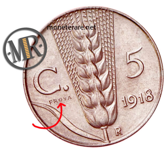 5 Centesimi Vittorio Emanuele III Spiga Secondo Tipo PROVA - valore della moneta rara