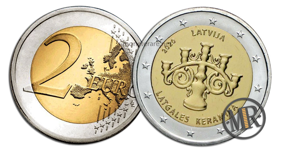 2 Euro Commemorativi Lettonia 2020 - Ceramica della Letgallia