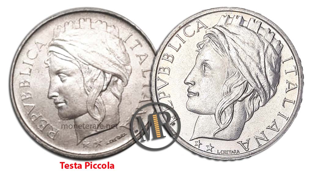 100 Lire Italia Turrita Testa Piccola