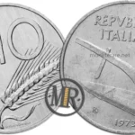 10 lire 1973 valore moneta con la spiga