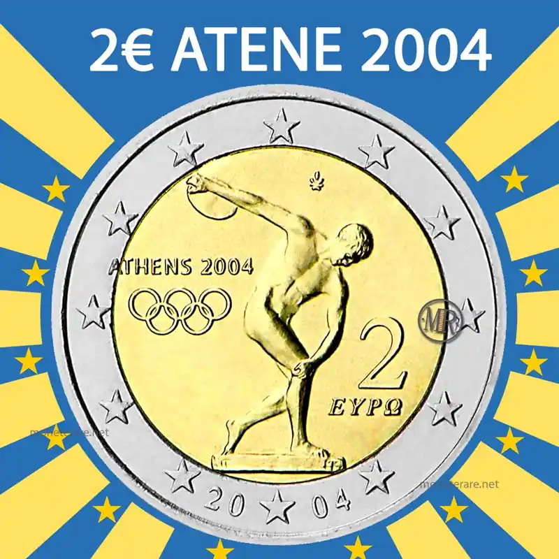 2 euro Atene 2004 athens