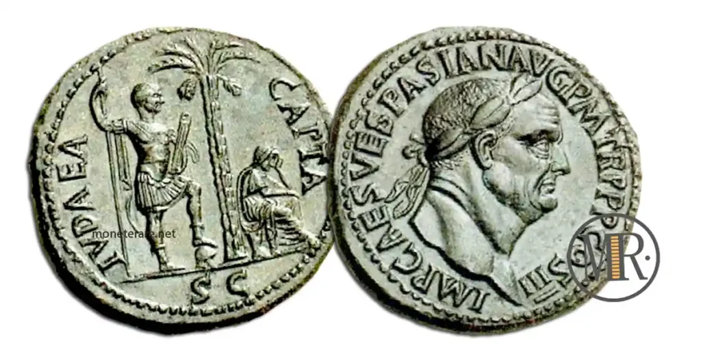 monete romane sesterzio Vespasiano