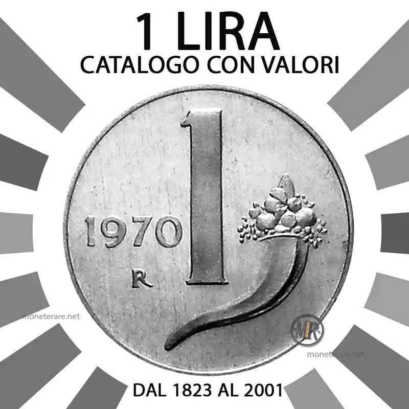1 lira moneta repubblica italiana con valore