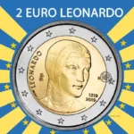 2 euro leonardo da vinci 1519 2019