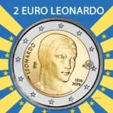 2 Euro Leonardo