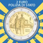 2 euro polizia di stato 2022 italia