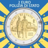 2 euro polizia di stato 2022 italia