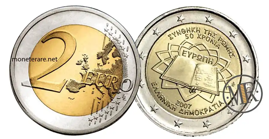 2 euro grecia trattati di roma 2007