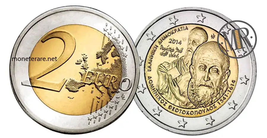 2 euro grecia 2014 domenikos