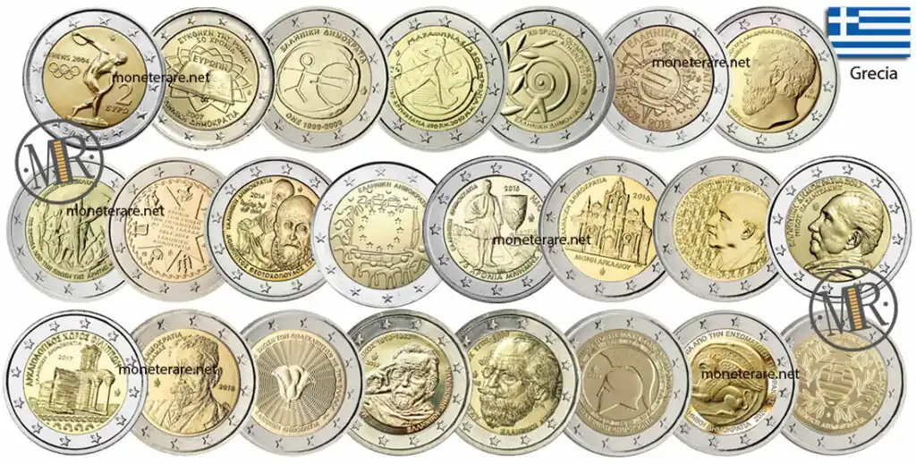 2 euro grecia commemorativi
