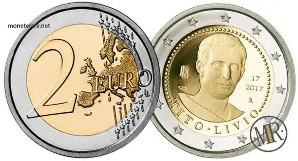 2 Euro Commemorativi Italiani 2017 Tito Livio