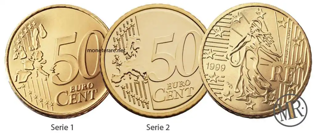 moneta da 50 centesimi di euro francia