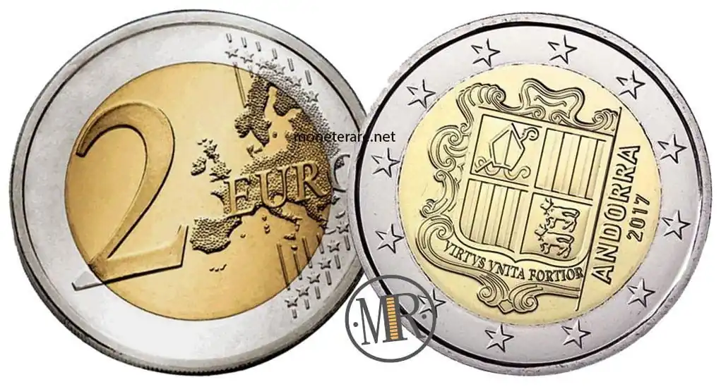 2 euro andorra rari 2017