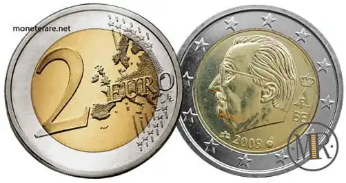2 euro belgio rare