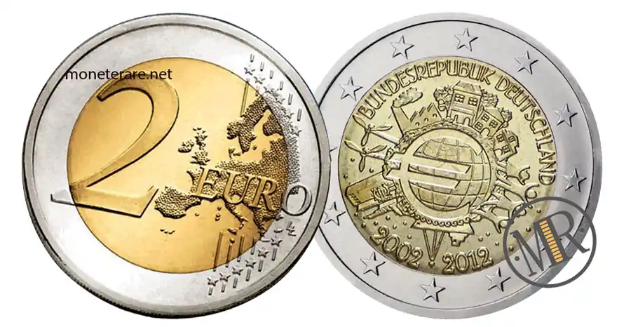 2 Euro Commemorativi Germania 2012 Euro