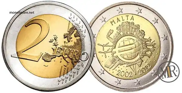 2 Euro Commemorativi Malta 2012