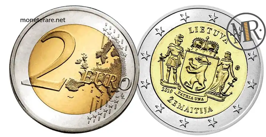2 Euro Commemorativi Lituani 2019 Samogizia
