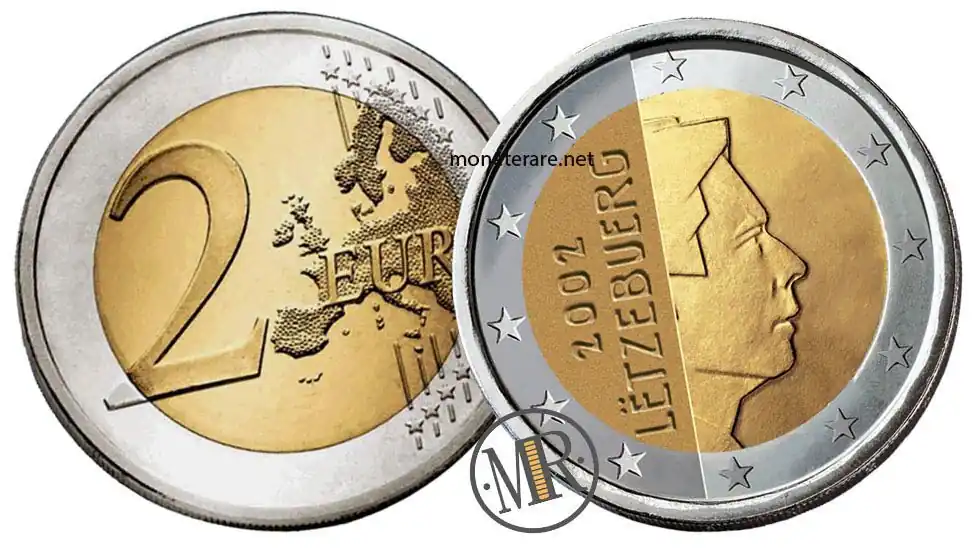 2 euro lussemburgo rari