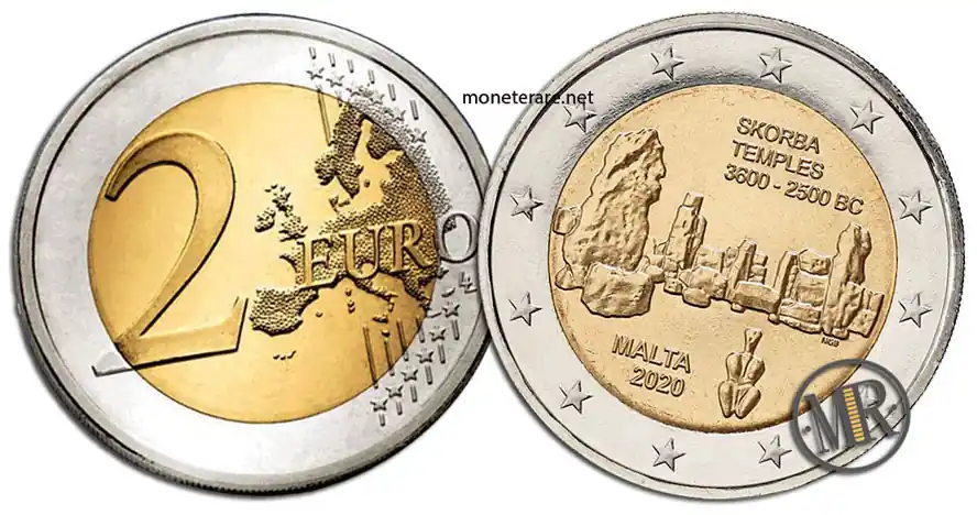 2 Euro Malta 2020 Templi di Skorba