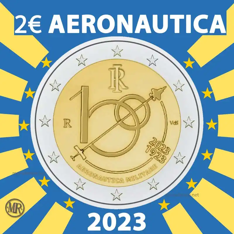 2 euro 2023 aeronautica militare italia