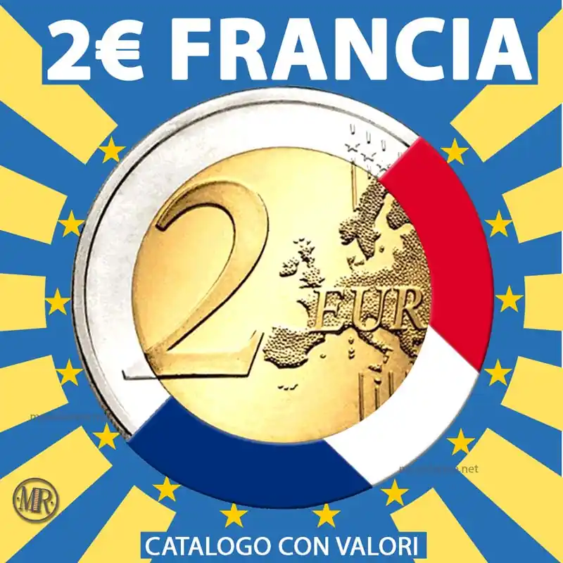 copertina catalogo 2 euro francia monete commemorative