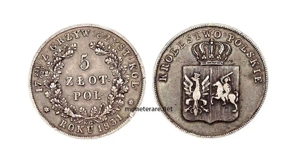 Polonia Moneta Zloty 1831