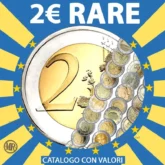 copertina del catalogo dei 2 euro rari