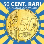 copertina articolo 50 centesimi rari di euro con valori