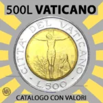 copertina del catalogo delle 500 lire vaticano