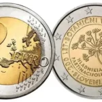 2 Euro Commemorativi Slovenia 2010 Orto Botanico Lubiana