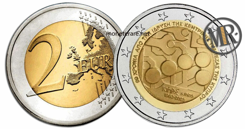 2 Euro Commemorativi 2023 - Cipro Fondazione Banca Centrale di Cipro